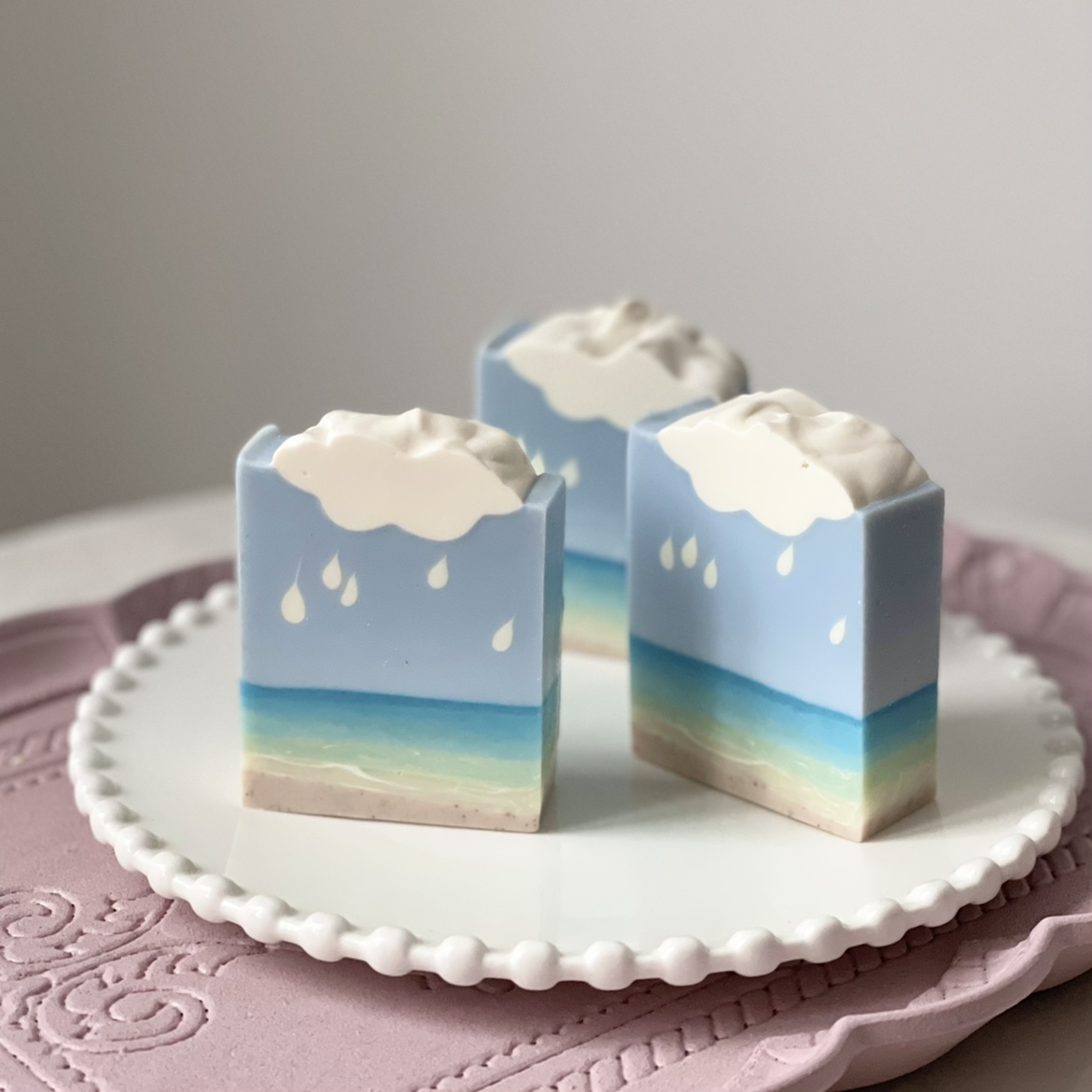 Soap Making Diy Kit - Cetvel ile sabun kaburga desen resim