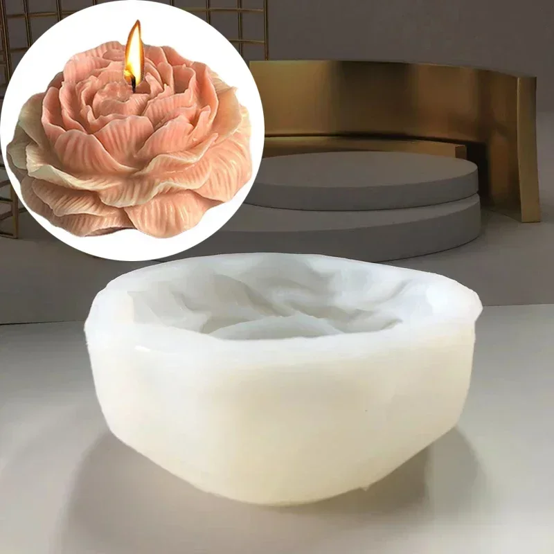Soap Making Diy Kit - Ekstra Büyük 3D Çiçek Mum Silikon