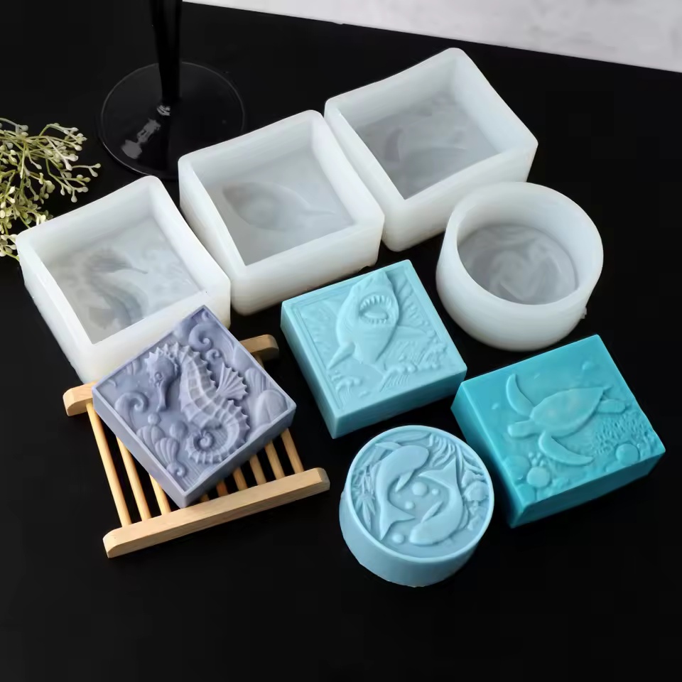 Soap Making Gifts - 3D Denizatı Silikon Sabun Kalıbı DIY