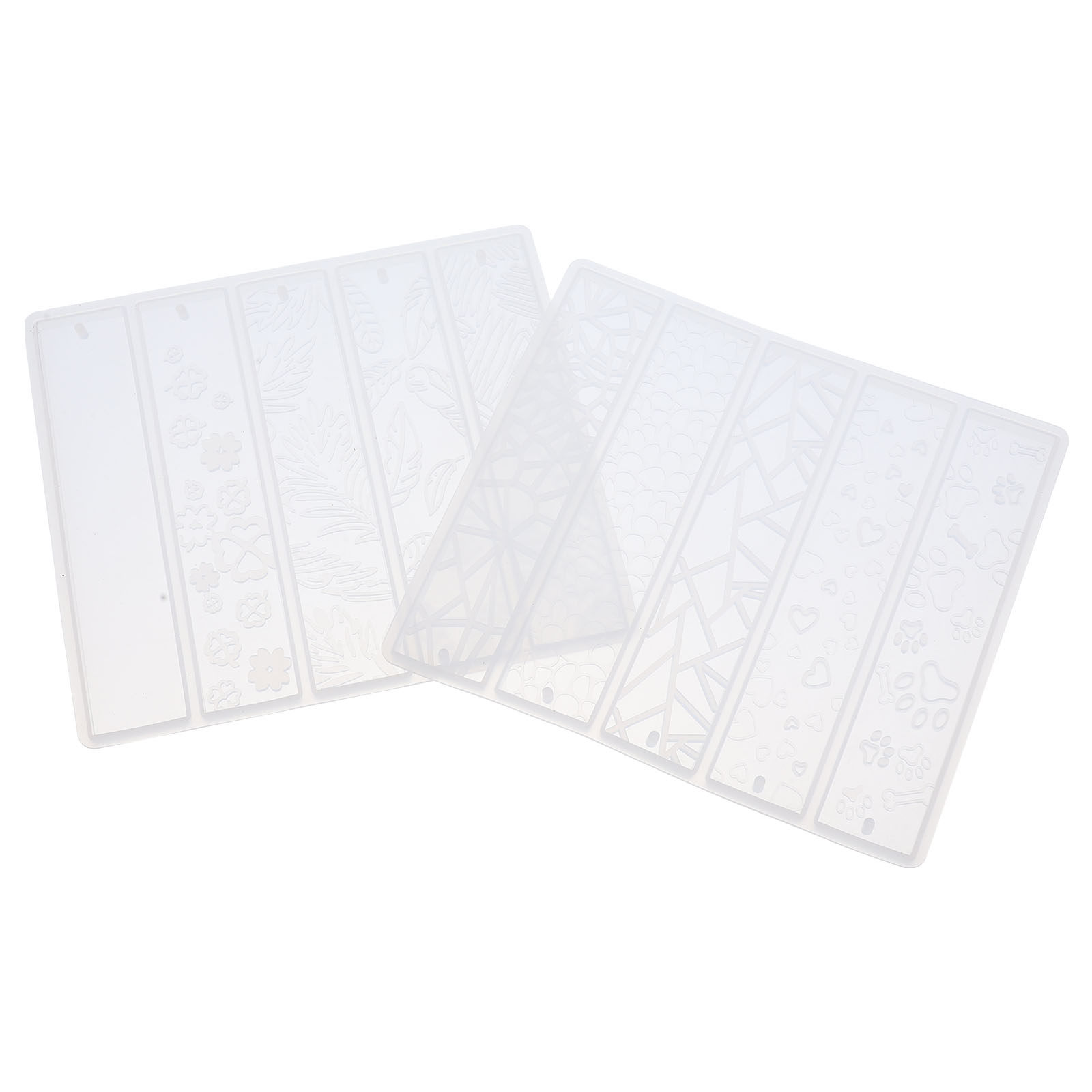 Soap Making Ins - 2 Adet Dikdörtgen Silikon Kitap Ayracı