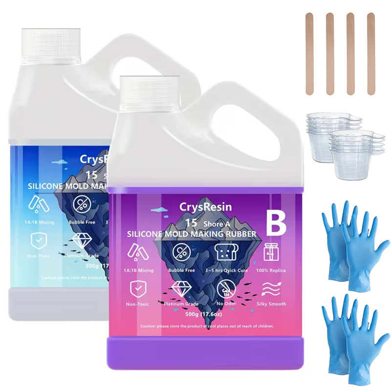 500ml 2 Şişe Sıvı Silikon Kalı - Soap Making Diy Kit incelemesi ve fiyatı