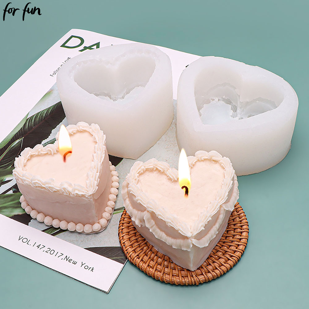 Eğlenceli Kalp Kek Şekilli Mum - Soap Making Gifts incelemesi ve fiyatı