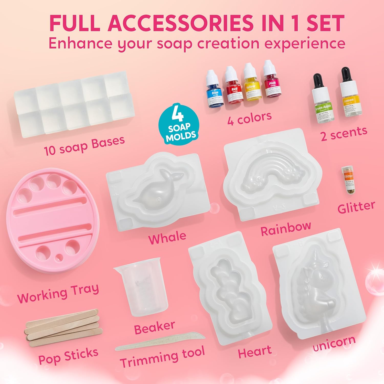JOYFY Unicorn Sabun Yapma Seti - Soap Making Gifts incelemesi ve fiyatı